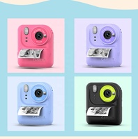 Appareil photo numérique pour enfants P89 avec impression instantanée, enregistrement vidéo HD 1080P, écran IPS 2.0 ", lampe de poche LED, imprimante thermique portable