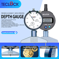 Jauge de profondeur à cadran TECLOCK à longue durée de vie, outil mécanique, fournisseur en gros pour l'inspection des pièces en production de masse