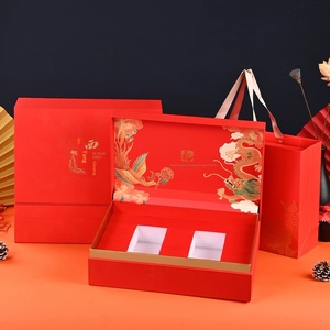 Customizable Premium Ginseng Gift <b>Box</b> with Dragon Phoenix Design Wholesale High-End Packaging - Product Image 2