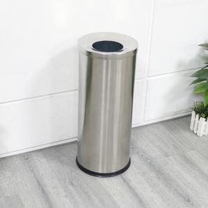 Vuilnisbak Open Top Rond Staal 12l Karton Roestvrijstalen <span class=keywords><strong>Trolley</strong></span> Kar Vuilnisbak Vuilnisbak Rvs Geborsteld - Product Image 4