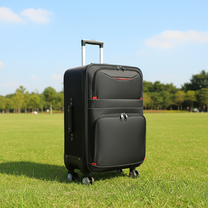 Valigia di Grande Capacità e Resistente con Ruote Girevoli a 360 Gradi, Realizzata <span class=keywords><strong>in</strong></span> <span class=keywords><strong>Tessuto</strong></span> Oxford, con Stile Vintage - Product Image 1