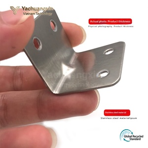 Charnière plate en acier inoxydable zingué pour l'ameublement - Product Image 6