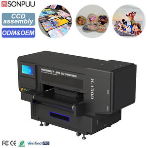 Impresora UV de Línea de Ensamblaje CCD de 1300 mm de Ancho, 6 Cabezales RICOH G6 con Sistema de Visión HD para Impresión de Personalización Masiva - Product Image 1
