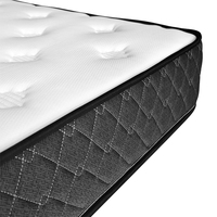 Matelas hybride à ressort ensaché moyen de taille personnalisée pour le sommeil moins cher d'usine en gros pour chambre à coucher d'hôtel
