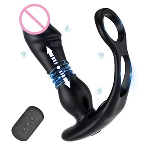 Anel Vibratório de Estimulação Dupla Recarregável à Prova d'Água em Silicone Silencioso Brinquedo para Casais Brinquedo Adulto para Prazer Mútuo - Product Image 4