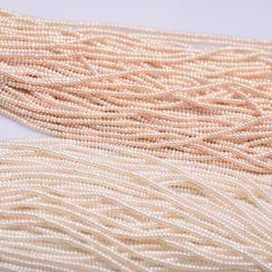 Perles d'eau douce naturelles blanches de haute qualité WENCHI 1217, 4-5 mm, matériel de fabrication de bijoux en gros, assortiment - Product Image 3