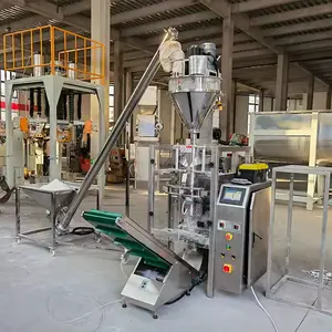 Machine à emballer de poudre d'usine Machine à emballer automatique de remplissage de poudre de détergent de farine de 100g 500g 1kg
