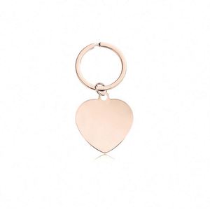 Wholesale Blank <b>Key</b> Chain Mirror Polishing Stainless Steel Heart Keychain Blank Custom Engrave Logo Metal Heart Charm <b>Key</b> <b>Rings</b> - Product Image 2