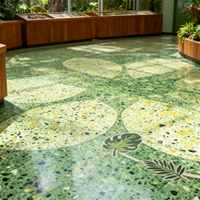 Suelos de Terrazo Personalizados, Losa de Terrazo Artificial, Encimera de Terrazo de Lujo, Material de Decoración Moderno para Escaleras