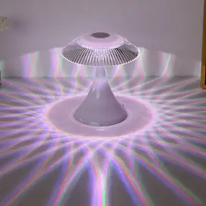 Home Verlichting Rgb Touch Afstandsbediening Oplaadbare Kristal Led Projector Slaapkamer Bar Nachtkastje Nachtkastje Lamp
