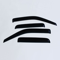 Pare-pluie de porte noir Dmax 2007, déflecteur de fenêtre pour Isuzu Dmax 2007-2011, accessoires du fabricant Dmax