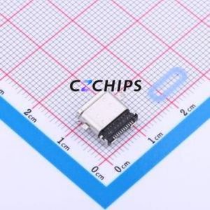 TYPE-C-31-E-12B USB Connector SMD Connector ( Connector Type: Type-C )( Gender: Female )( Mounting Type: Sink Board ) - Product Image 2