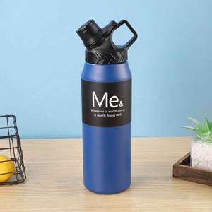 Me& Orange Plastic Tumbler With Lid Portable Minimalist Design For Travel - Product Image 2