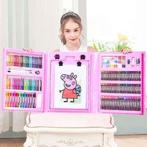 Özel kırtasiye 208 adet çizim oyuncaklar toptan süper Mega sanat seti su renk kalemler kişiselleştirilmiş sanat kalem seti çocuklar için - Product Image 4