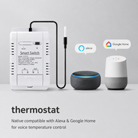 Controlador Inteligente de Temperatura del Agua para Acuarios y Peceras - Interruptor WiFi BT de 3000W con RF de 433MHz y Seguimiento del Consumo de Energía