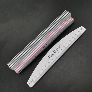 Professional Zebra Nail File 80/80 100/180 Durable Beauty Tools with Custom Logo 100/100 EVA Emery Board Lima Nail Supplier