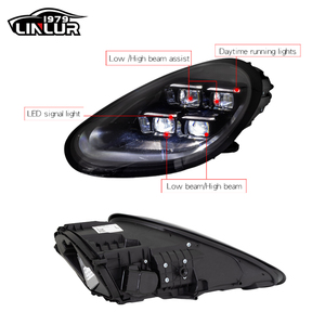 [1979] Fari Auto 2009-2012 987.2 Aggiornamento Fari a LED Stile Matrix 2025 per Porsche Boxster <span class=keywords><strong>Cayman</strong></span> 987 - Product Image 3