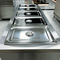 Gewerblicher Bain Marie Auftisch-Speisewärmer für Restaurants und Catering, Buffet-Speisewärmer