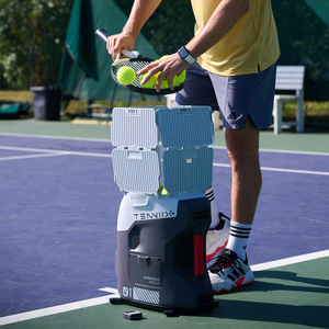 Nouvelle machine de tir de balles de <span class=keywords><strong>tennis</strong></span> Tenniix AI 2026 avec application, vitesse de 75 MPH, commande vocale, machine d'entraînement de padel avec batterie - Product Image 5