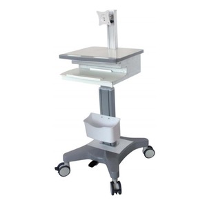 Professionele Medische Kar Ziekenhuis <span class=keywords><strong>Trolley</strong></span> Computer Afdeling Ronde Kar Met Laden - Product Image 1