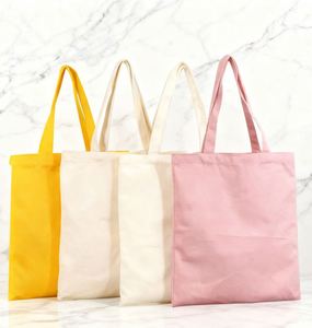 Wholesale Eco-friendly Custom Print Cotton Tote Bag <b>Blank</b> Shopping Canvas Tote Bag - Product Image 1