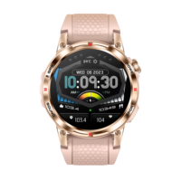 Montre connectée de sport en plein air 2026 avec GPS, moniteur de fréquence cardiaque, écran AMOLED 1,43 pouces, étanche IP68, boussole, calendrier, HW032