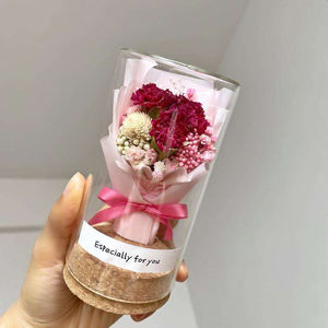 2025 fournissant une fleur de <span class=keywords><strong>rose</strong></span> éternelle naturelle préservée dans un dôme en verre pour les cadeaux de Noël et de Thanksgiving pour la Saint-Valentin - Product Image 1