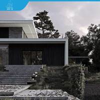 Estructura de acero Edificio Casa personalizada Casa prefabricada Villa de acero ligero