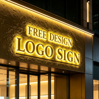 Lettres 3D LED rétroéclairées noires personnalisées pour la publicité et les entreprises Utilisation en extérieur IP65 Étanche Télécommande