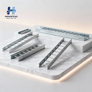 Échelle porte-câbles en acier de haute qualité avec fil galvanisé pour la gestion des câbles, OEM ODM - Product Image 3