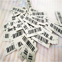 Échantillons d'étiquettes de code-barres en aluminium/laser pour emballage métallique, étiquettes de code-barres, autocollants de code-barres