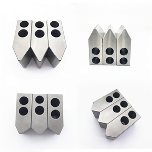 Mordazas de mandril de 3 mordazas altas y gruesas de 6 y 8 pulgadas, de hierro fundido mejorado de 60 y 90 grados para mandril de torno CNC - Product Image 1