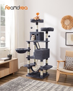 Feandrea Grande Albero per Gatti con Tiragraffi e Piattaforme, 168 cm, Taglia L - Product Image 2