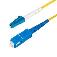 Premium LC UPC to LC UPC Single Mode Simplex OS1/OS2 9/125 2mm PVC Fiber Optic Patch Cable