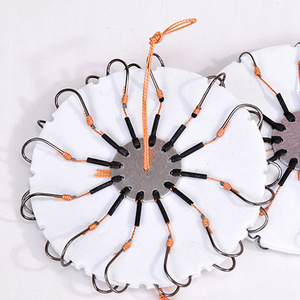 Hameçons Aohu Flip Hook avec tube en caoutchouc anti-emmêlement pour la pêche en eau douce au fond - Product Image 2