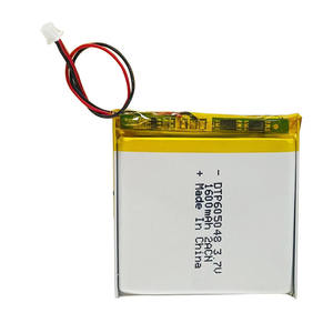 605048 1600mAh 3.7V แบตเตอรี่ลิเธียมไอออนสำหรับอุปกรณ์อิเล็กทรอนิกส์แบบชาร์จไฟได้โรงงานโพลิเมอร์ความจุสูง - Product Image 1