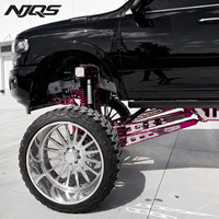 Jantes forgées NJQS Super Single 24x14 26x16 8x180 8x165.1 6x139.7 6x5.5 personnalisées pour camionnettes F250 Silverado 6 et 8 trous