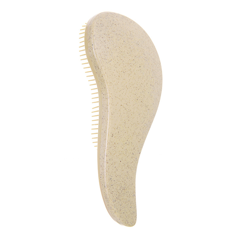 Peigne TT en paille de blé, couleur beige