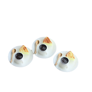 ของเล่นจำลองอาหาร DIY แม่เหล็กติดตู้เย็น อุปกรณ์เสริมสำหรับไลฟ์สด ขายส่งจากโรงงานโดยตรง สเต็ก กาแฟ พาสต้า - Product Image 4