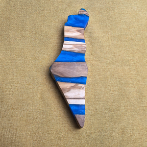 Nhựa Epoxy Israel bản đồ gỗ mezuzah trường hợp gỗ ô liu judaica Scroll với cửa trang trí nội thất trang trí nội thất mezuzah trường hợp - Product Image 6