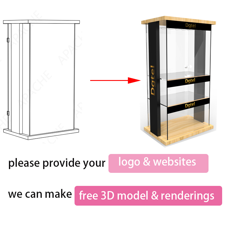 Custom Multi-functional Mobile Phone Accessories Display Racks for Store & Supermarket — view 3