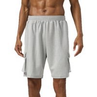 Pantalones Cortos de Baloncesto Personalizados al por Mayor con Logotipo, Cintura Alta, Largos hasta la Rodilla, 230g, Algodón y Poliéster Elástico, Bolsillos Tipo Cargo, Pantalones Cortos Deportivos al por Mayor