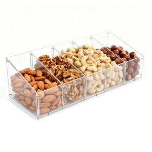 Espositore di Lusso Creativo su Misura a 5 Scomparti in Acrilico per Caramelle, Snack e Frutta Secca, Ideale per Negozi di Dolciumi e <span class=keywords><strong>Supermercati</strong></span> - Product Image 3