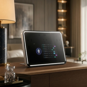 Espejo <span class=keywords><strong>de</strong></span> Bienestar con IA, Escaneo Diario sin Contacto <span class=keywords><strong>de</strong></span> 10 Parámetros Vitales, Sensor Inteligente, Monitor <span class=keywords><strong>de</strong></span> <span class=keywords><strong>Salud</strong></span>, Escáner Facial Biométrico <span class=keywords><strong>de</strong></span> Aleación <span class=keywords><strong>de</strong></span> Aluminio - Product Image 5