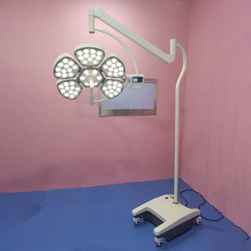 MN-LED5M Mobile Hospital Operating Lamp Hot Sale OT Light Electric Power Source LED Light Metal Material