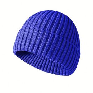 Hot Selling Knitted Beanie Cap High Quality Women Men Winter Casual Dress Warm Cuffed Beanie <b>Hats</b> With Custom Logo - Product Image 6