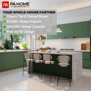 PA Tamaño pequeño Precio barato Muebles ajustables personalizables Unidad <span class=keywords><strong>de</strong></span> cocina moderna Gabinete <span class=keywords><strong>de</strong></span> cocina completo con Isla modular - Product Image 1