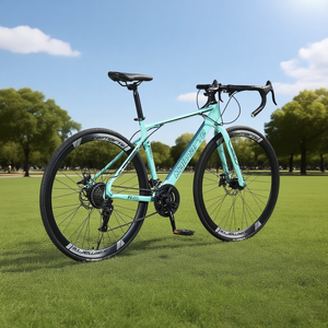 Vélo de route de <span class=keywords><strong>course</strong></span> OEM 21 vitesses de haute qualité vélos de route 700c en gros bon marché fourche en acier de frein à disque pour hommes <span class=keywords><strong>meilleur</strong></span> vélo de route de Chine - Product Image 1
