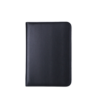 Porte-documents commercial en cuir A4 SAKANU avec clip, pochette téléphone, calculatrice, classeur à anneaux pour voyage SKU-F-0179