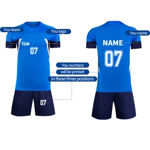 Conjunto de camisetas de fútbol personalizadas para adultos, ropa de fútbol transpirable, ropa de fútbol de secado rápido, camisetas de fútbol, camiseta de fútbol